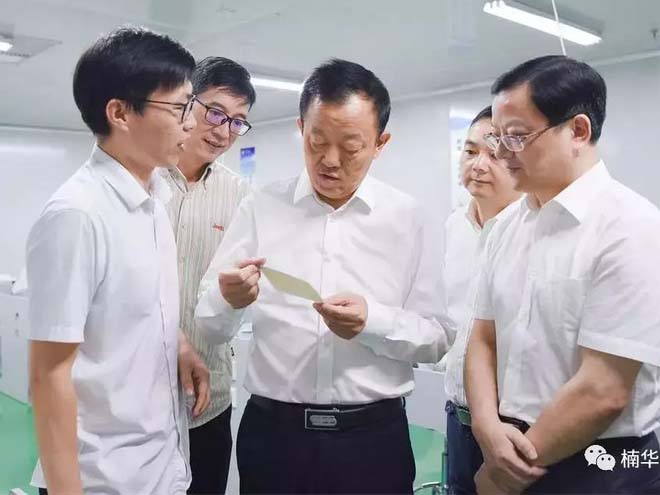 On September 2nd, Deputy Mayor Wang Liangchun investigated the construction of the Sensor Industrial Park